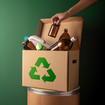 Verre recyclable